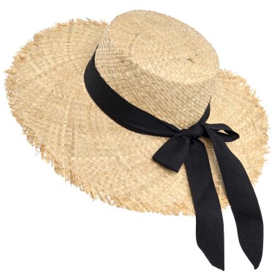 Stråhatt - Gårda Cadiz Sun Hat (natur/svart)