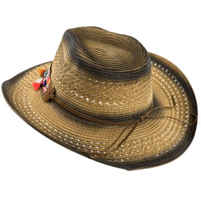 Stråhatt - Gårda Cassis Western Hat (brun)