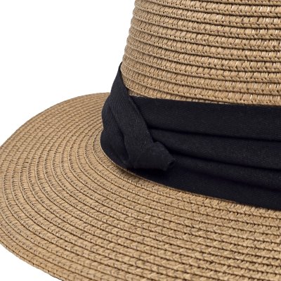Stråhatt - Gårda Corfu Gambler (khaki/svart)