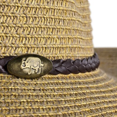 Stråhatt - Gårda Faro Western Hat (khaki)