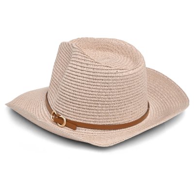 Stråhatt - Gårda Kos Western Hat (rosa)