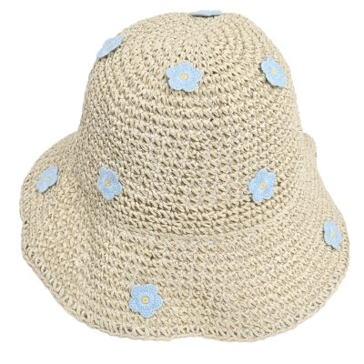 Stråhatt - Gårda Lisbon Bucket hat (beige)