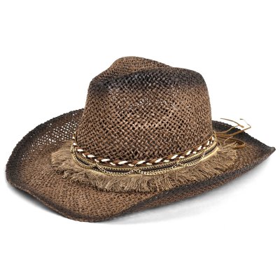 Stråhatt - Gårda Malaga Western Hat (brun)