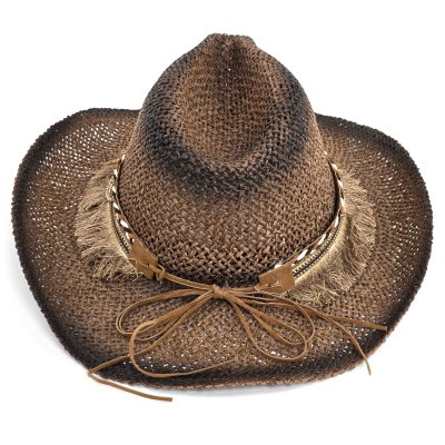 Stråhatt - Gårda Malaga Western Hat (brun)