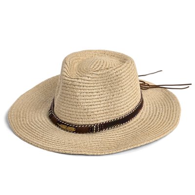 Stråhatt - Gårda Marseille Western Hat (beige)