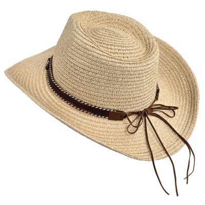 Stråhatt - Gårda Marseille Western Hat (beige)
