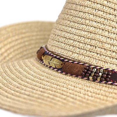 Stråhatt - Gårda Marseille Western Hat (beige)