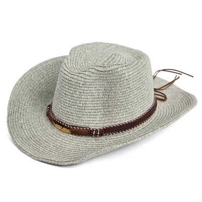 Stråhatt - Gårda Marseille Western Hat (grön)