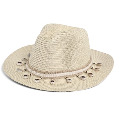 Stråhatt - Gårda Nerja Fedora (beige)