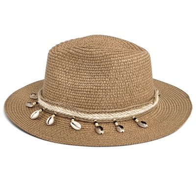 Stråhatt - Gårda Nerja Fedora (khaki)