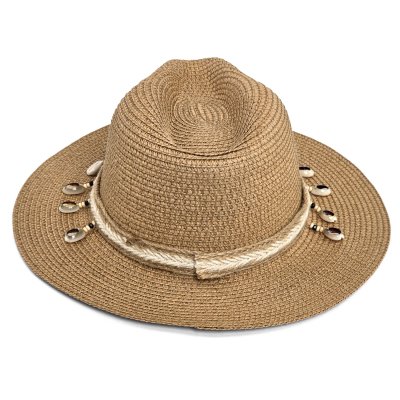 Stråhatt - Gårda Nerja Fedora (khaki)