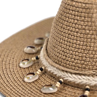 Stråhatt - Gårda Nerja Fedora (khaki)