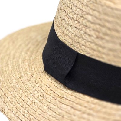 Stråhatt - Gårda Palma Gambler (natur/svart)
