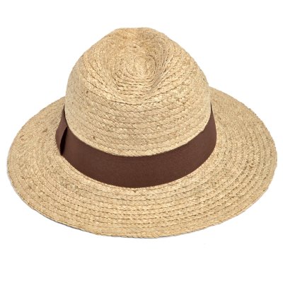 Stråhatt - Gårda Positano Fedora (natur/brun)