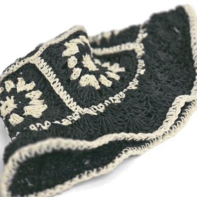 Stråhatt - Gårda Rhodes Bucket hat (svart)