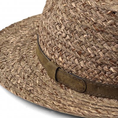 Stråhatt - Gårda Tenerife Raffia Fedora (natur/brun)