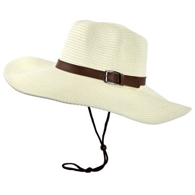 Stråhatt - Gårda Thessaloniki Western Hat (vit)