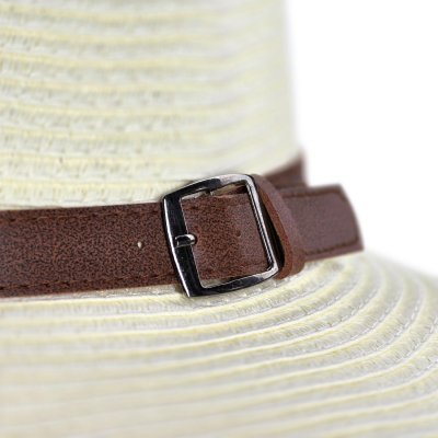 Stråhatt - Gårda Thessaloniki Western Hat (vit)