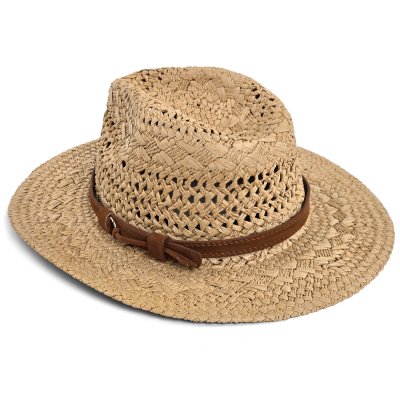Stråhatt - Gårda Toulon Fedora (khaki)