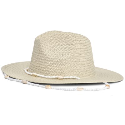 Stråhatt - Gårda Valencia Fedora (beige)