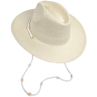 Stråhatt - Gårda Valencia Fedora (beige)