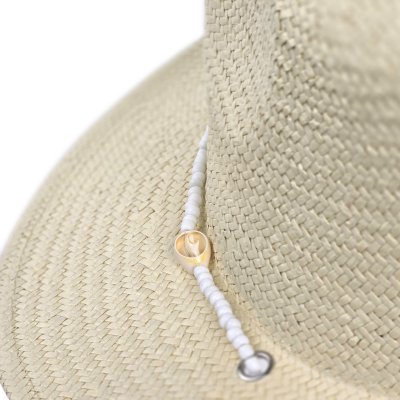 Stråhatt - Gårda Valencia Fedora (beige)