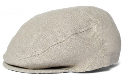Sixpence / Flat cap - Gårda Palizzi Marina Linen Newsboy Cap (beige)