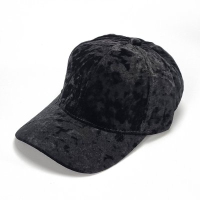 Keps - Gårda Velvet (svart)