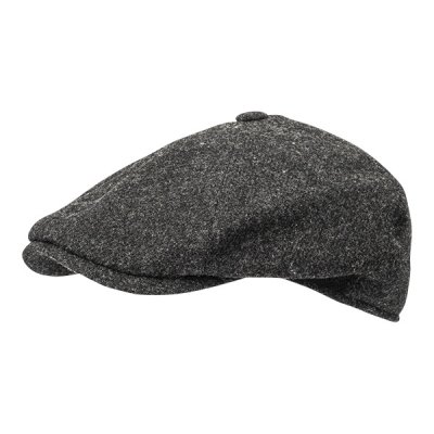 Gubbkeps / Flat cap - Wigéns Contemporary Newsboy Cap (mörkgrå)