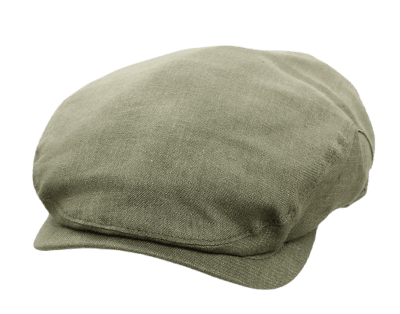 Gubbkeps / Flat cap - Wigéns Ivy Classic Linen Cap (oliv)