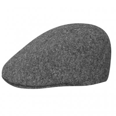 Gubbkeps / Flat cap - Kangol Seamless Wool 507 (grå)