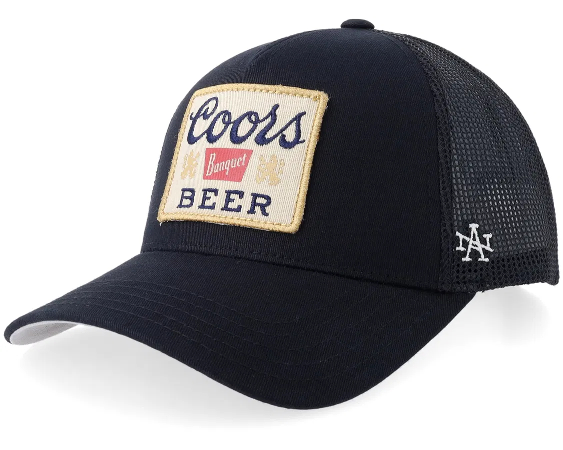 Keps - American Needle Coors Beer Trucker (svart) (Storlek: One Size)
