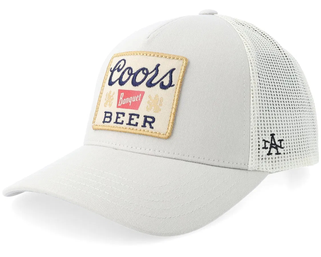 Keps - American Needle Coors Beer Trucker (offwhite) (Storlek: One Size)