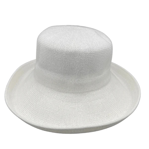 Hattar - Jacaru Knitted Bucket Hat (vit) (Storlek: One size)
