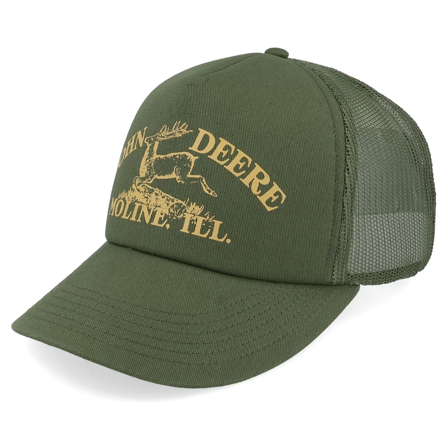 Keps - John Deere Vintage JD TM Print Cap (mörkgrön) (Storlek: One size)