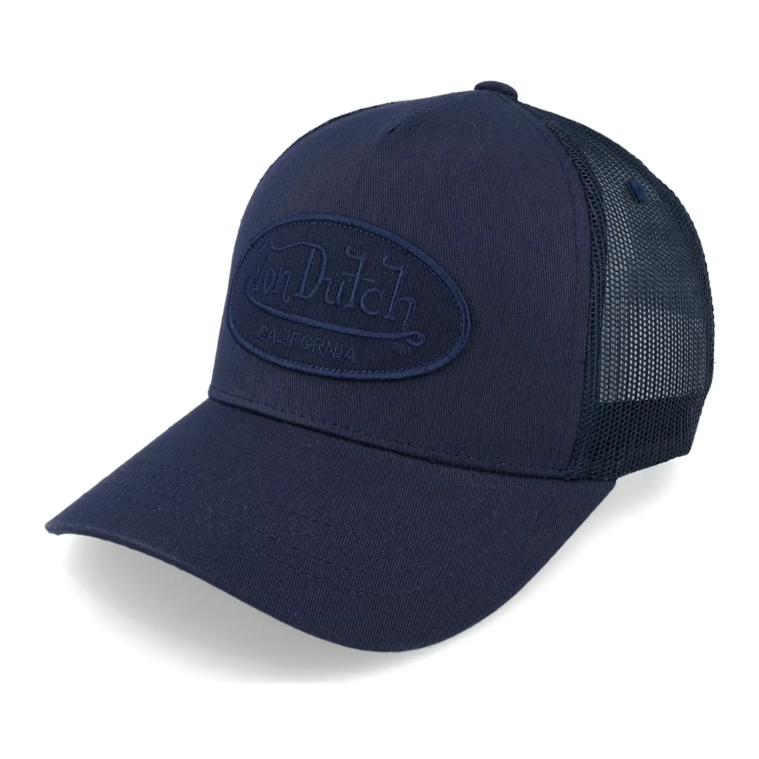 Keps - Von Dutch Oval Patch Trucker (navy) (Storlek: One size)