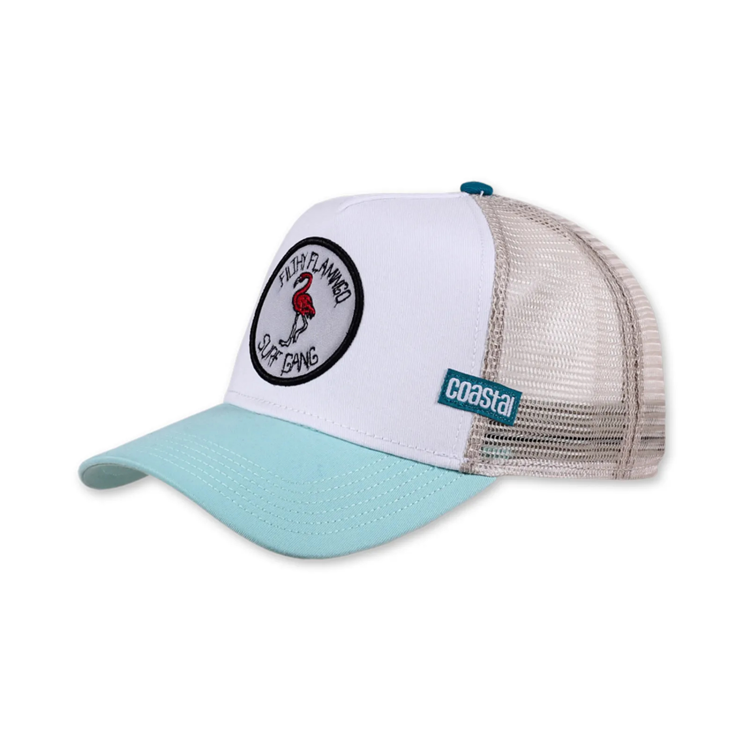 Keps - Coastal HFT Filthy Flamingo Trucker (multi) (Storlek: One size)