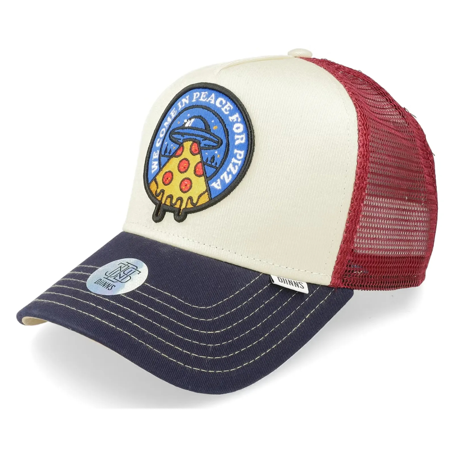 Keps - Djinns HFT Food Peace Pizza Trucker (multi) (Storlek: One size)