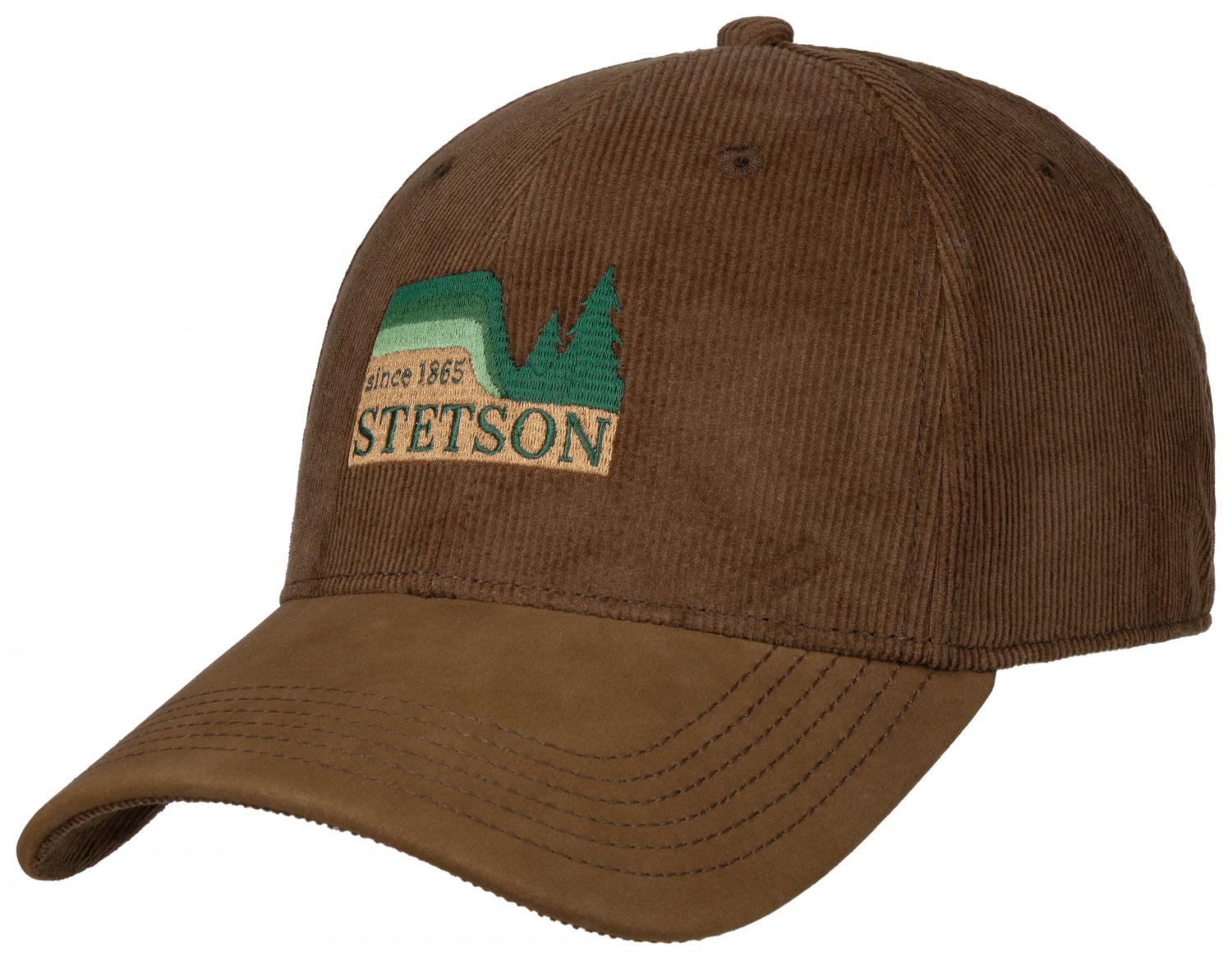Keps - Stetson Baseball Cap Woods (brun) (Storlek: One size)