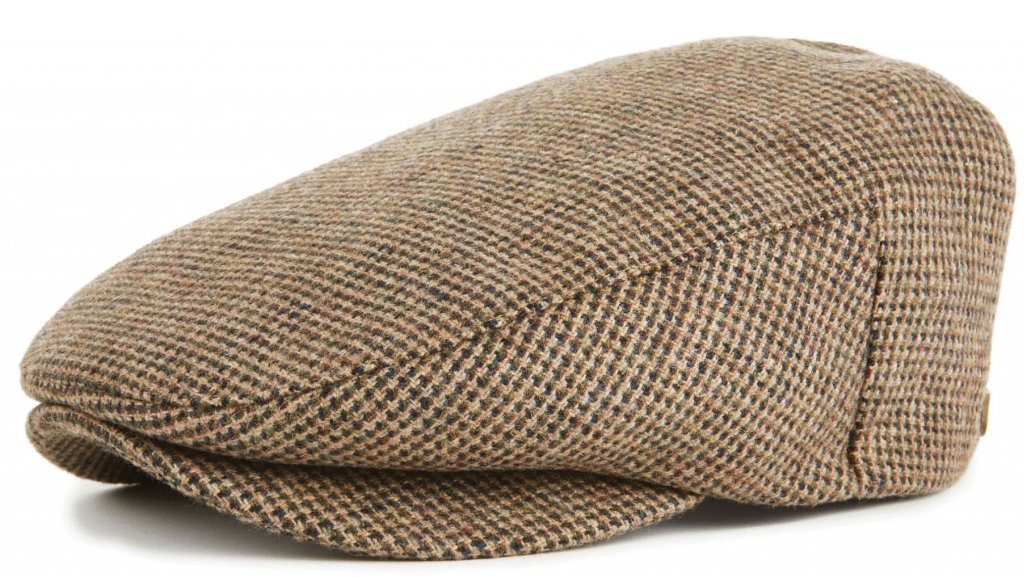 Gubbkeps / Flat cap - Brixton Barrel (khaki/olive) (Storlek: X-Large - 62 cm)