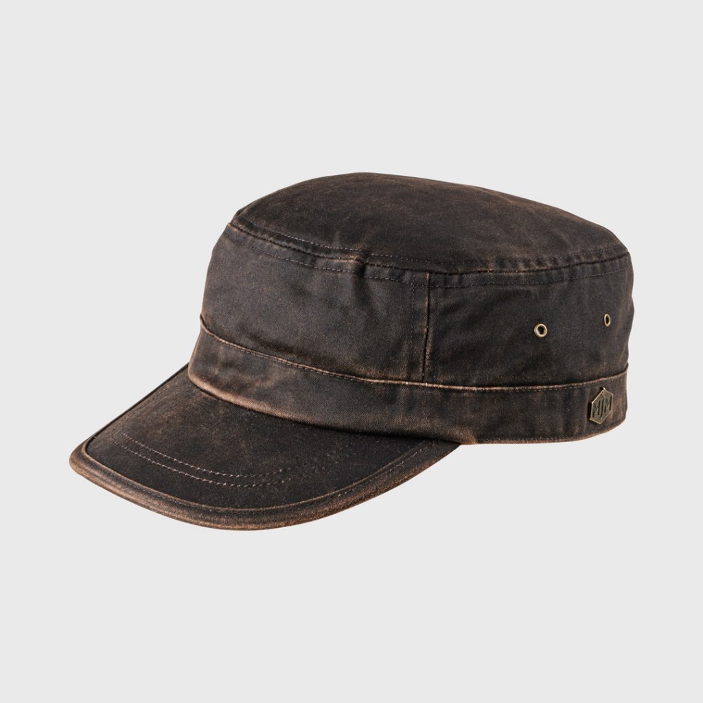 Gubbkeps / Flat cap - MJM Casual (brun) (Storlek: Medium - 57 cm)
