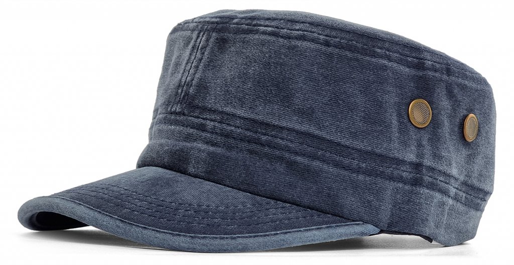 Gubbkeps / Flat cap - Gårda Viper Army Cap (blå) (Storlek: One size)