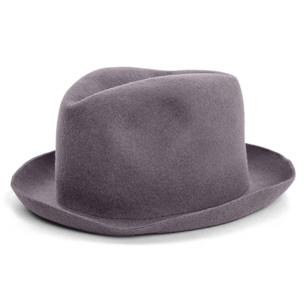 Hattar - Gårda Anzio Unstructured Wool Hat (grå) (Storlek: X-Large - 61 cm)