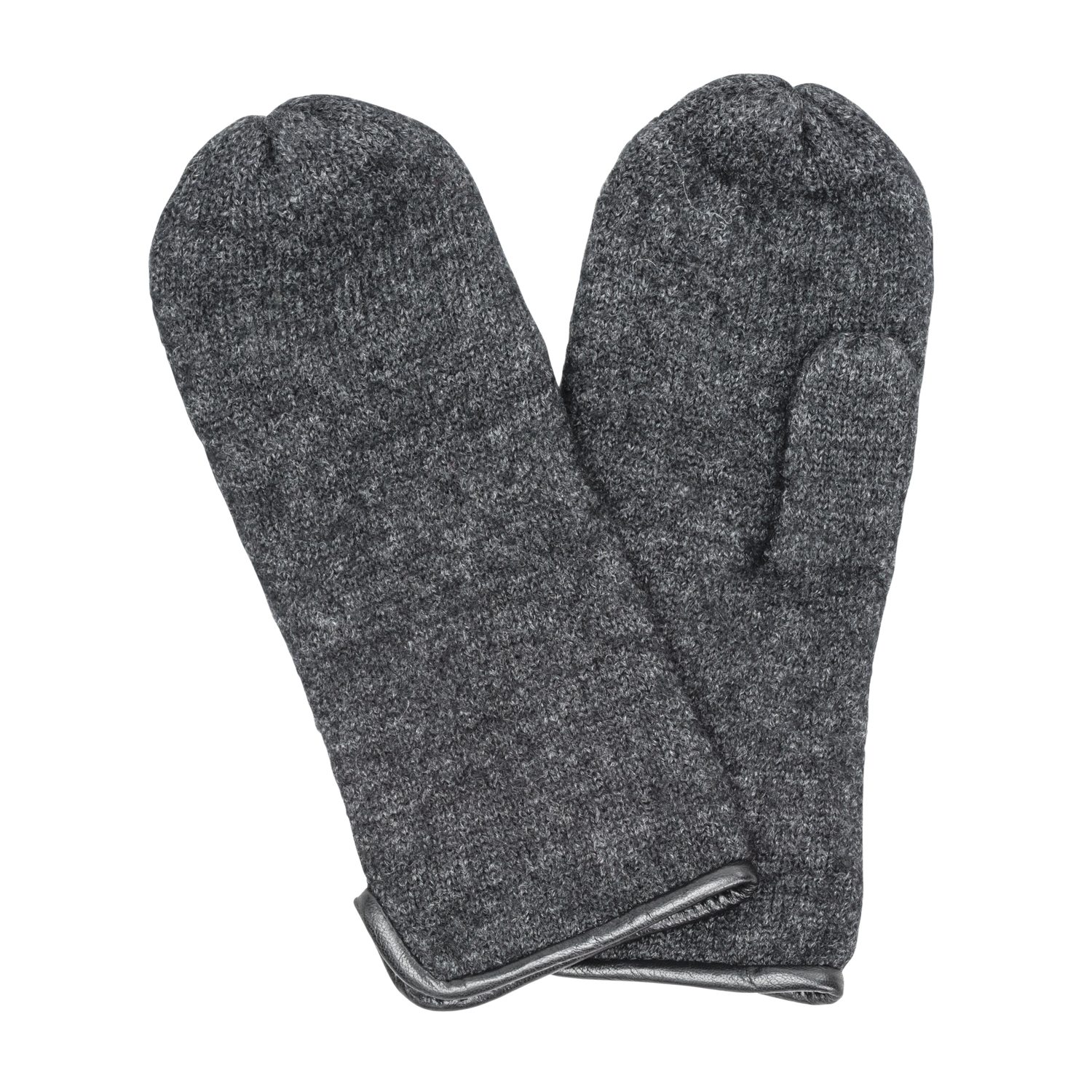 Handskar - HK Tumvantar Ladies Knitted mitten Felted Virgin Wool Unlined (gr&aring;) (Storlek: S (6,5-7))