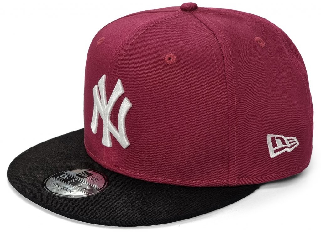 Keps - New Era Color Block New York Yankes 9fifty (röd) (Storlek: M/L)